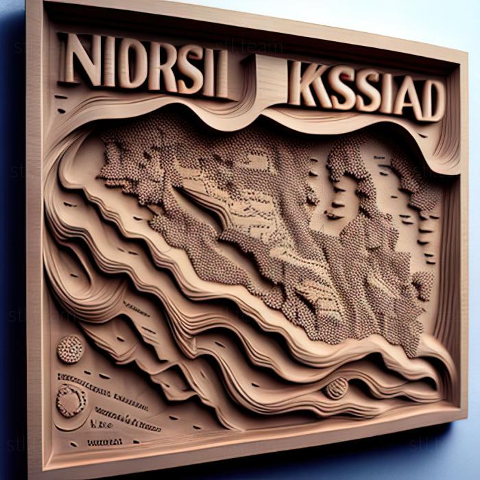 3D модель Косово Див. список Косово (STL)